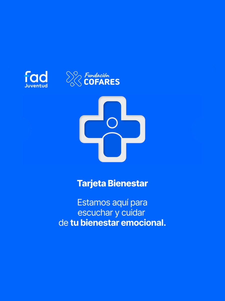 Tarjeta Bienestar de Fad Juventud y Fundación Cofares